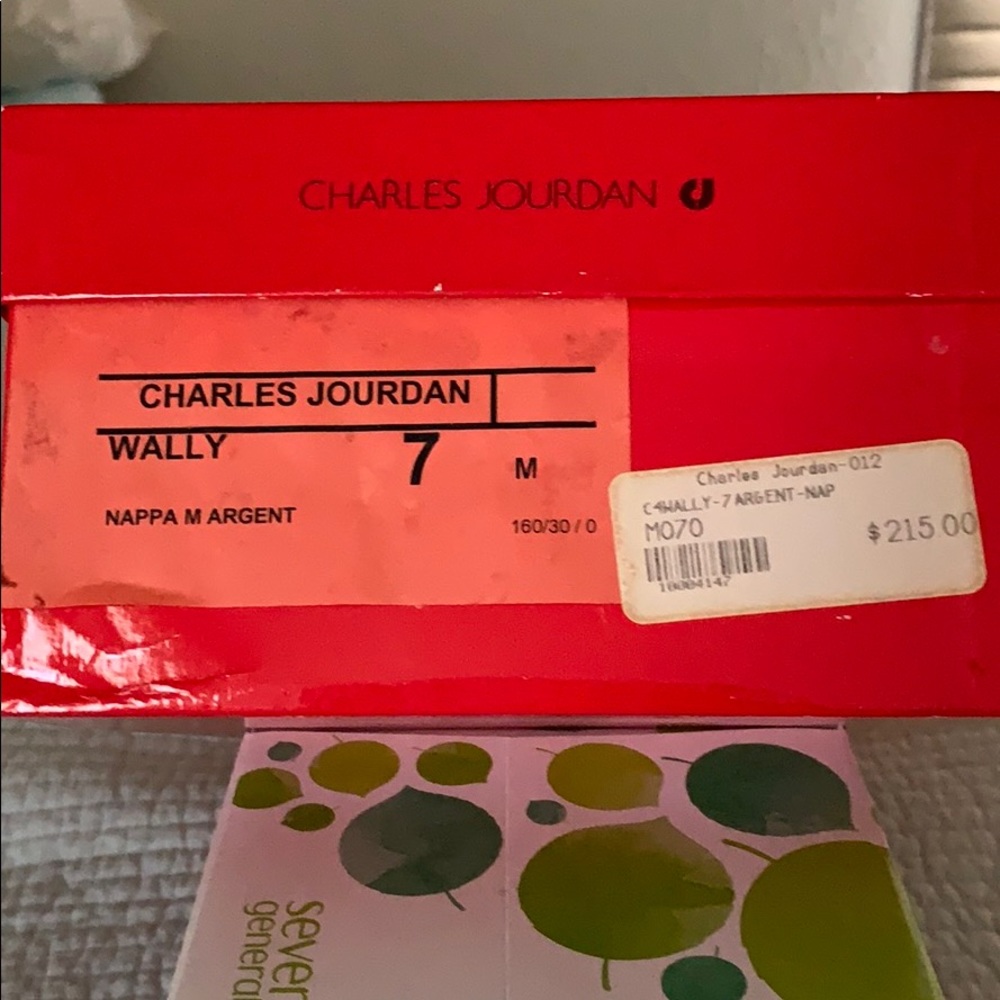 Silver size 7 Charles Jourdan shoes